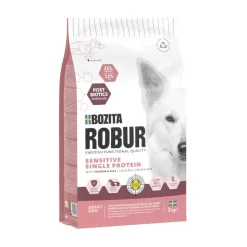 Bozita Robur Sensitive Single Protein Laks & Ris