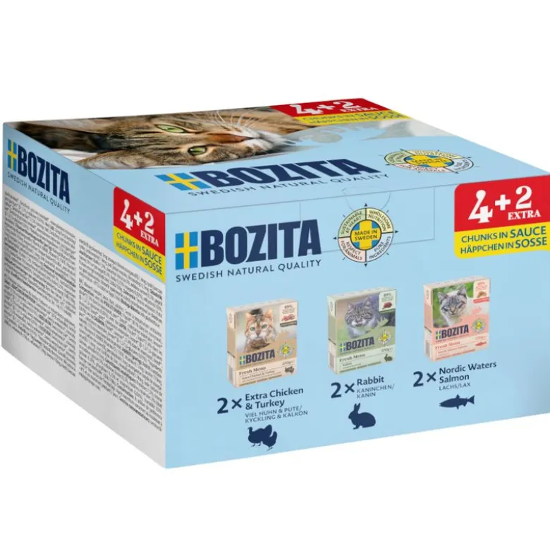 Bozita Tetra Bidder i sauce 6 x 370 g