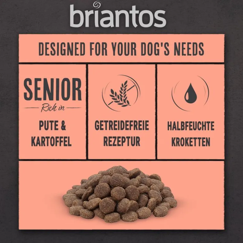 Briantos Senior Kalkun & Kartoffel - kornfri