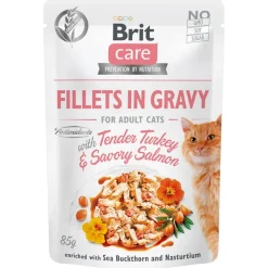Brit Care Cat Fillets in Gravy 12 x 85 g