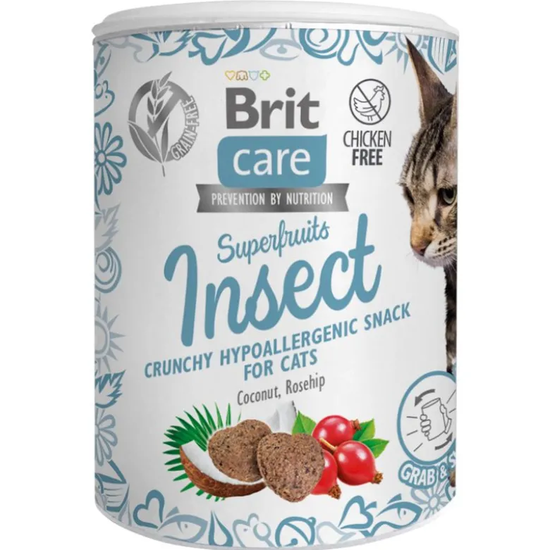 Brit Care Cat Snack Superfruits & Insekter