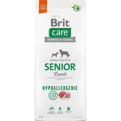 Brit Care Dog Hypoallergenic Senior lam & ris