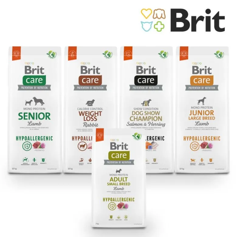 Brit Care Dog Hypoallergenic Junior Large Breed lam & ris