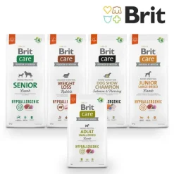 Brit Care Dog Hypoallergenic Adult Medium Breed Lam & Ris