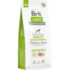 Brit Care Dog Sustainable Adult Medium Breed Kylling & Insekter