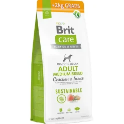 Brit Care Dog Sustainable Adult Medium Breed Kylling & Insekter