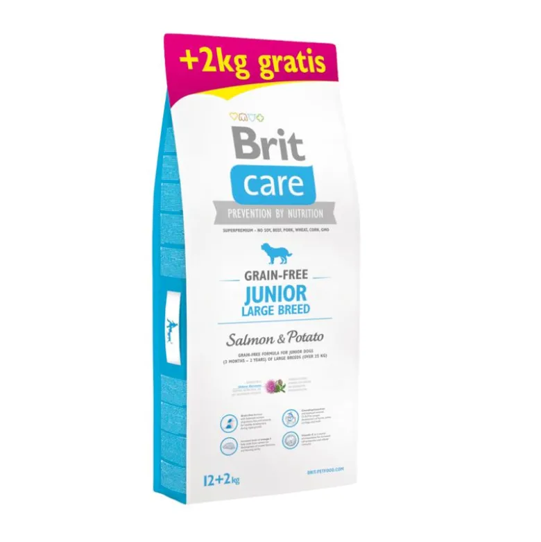 Brit Care Grain-Free Junior Large Breed Laks & Kartoffel