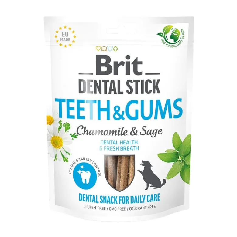 Brit Dental Stick til tænder & tandkød med kamille & salvie