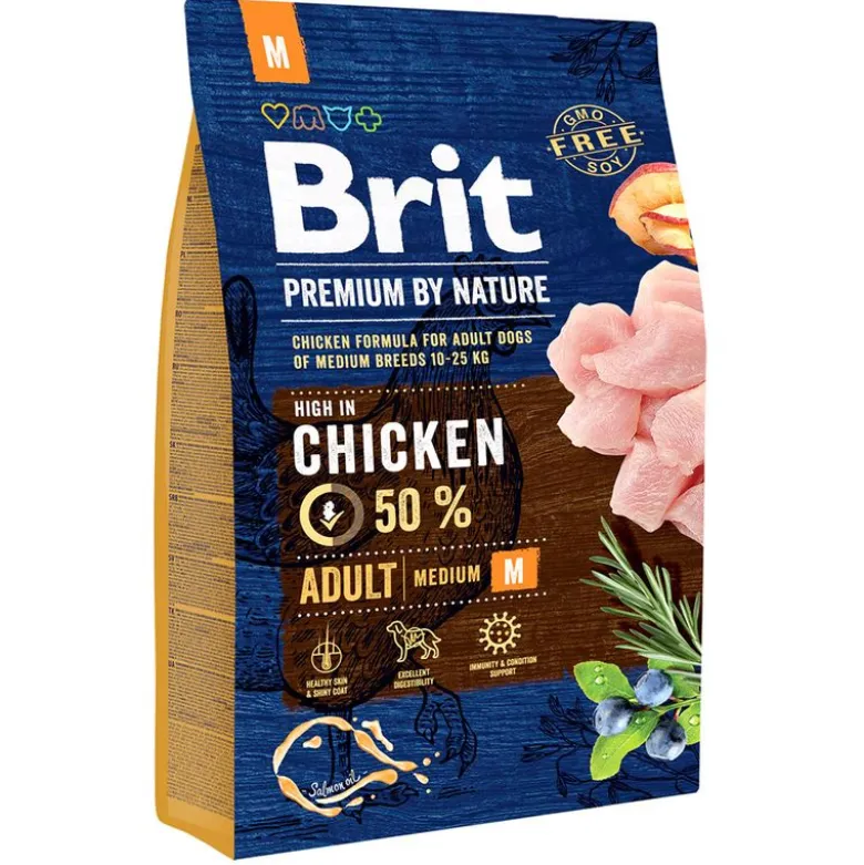Brit Premium by Nature Adult Medium Breed med kylling