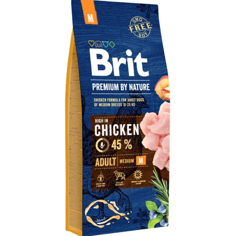 Brit Premium by Nature Adult Medium Breed med kylling