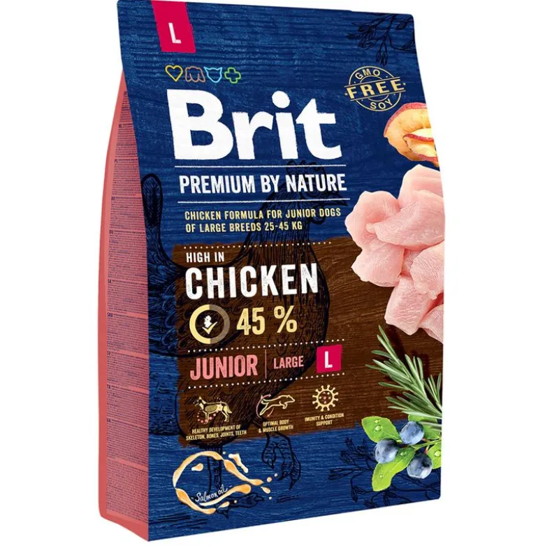 Brit Premium by Nature Junior Large Breed med kylling