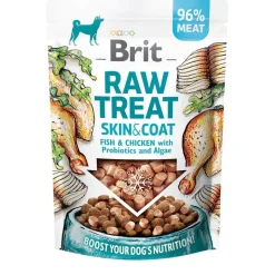 Brit Raw Treat Skin & Coat Freeze-dried Treat and Topper