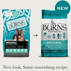 Burns Adult & Senior Original Fisk & brune ris