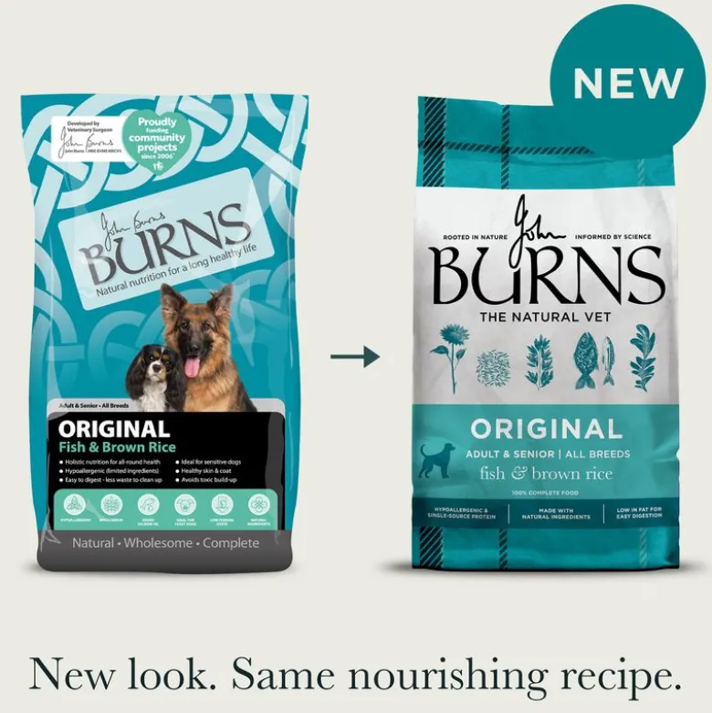 Burns Adult & Senior Original Fisk & brune ris