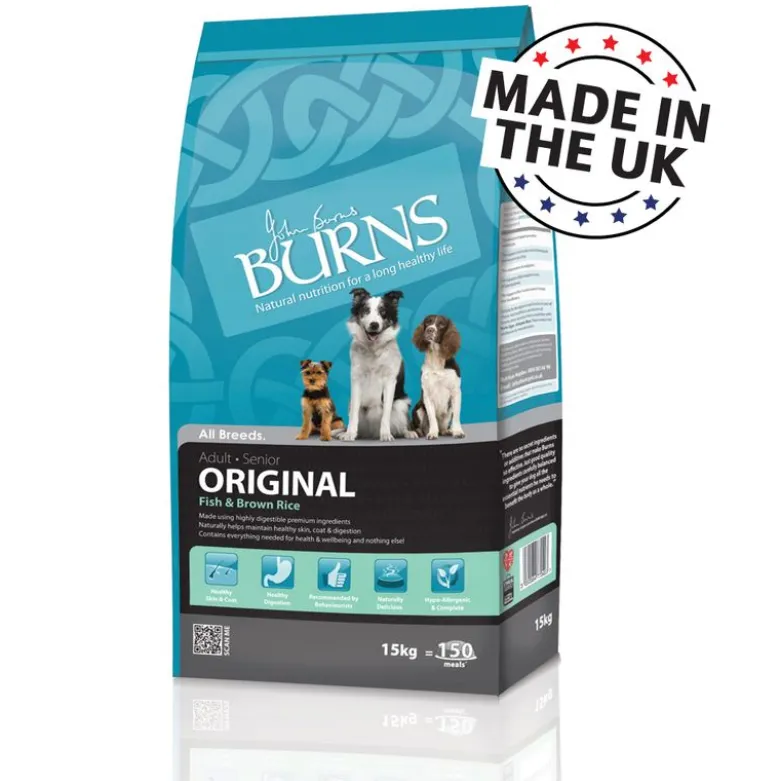 Burns Adult & Senior Original Fisk & brune ris