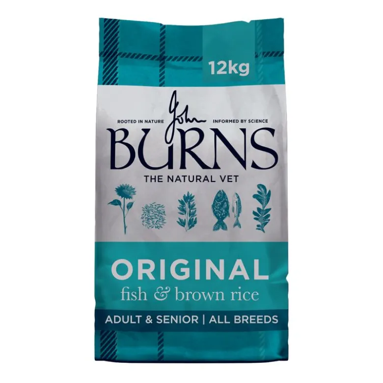 Burns Adult & Senior Original Fisk & brune ris