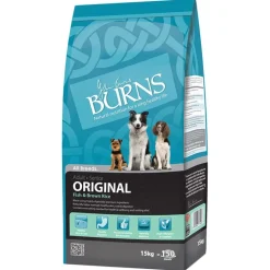 Burns Adult & Senior Original Fisk & brune ris