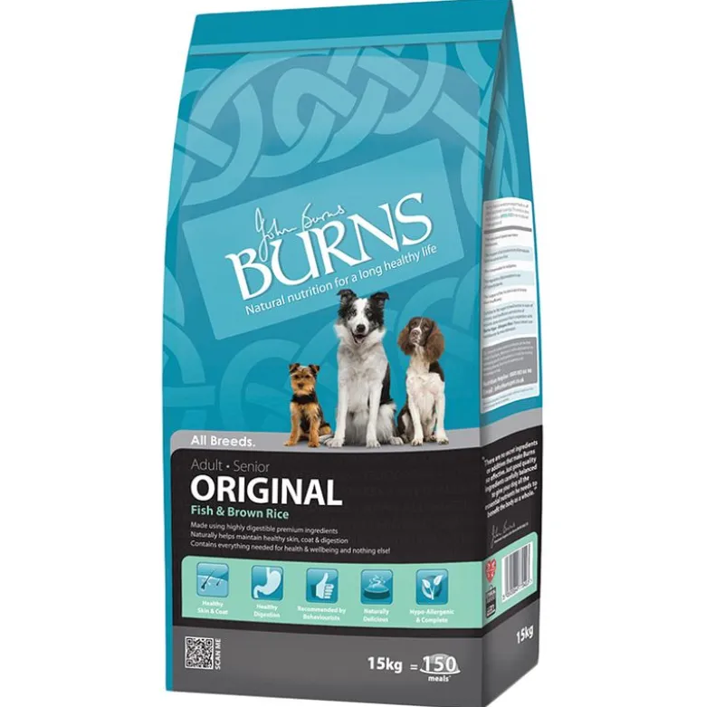 Burns Adult & Senior Original Fisk & brune ris