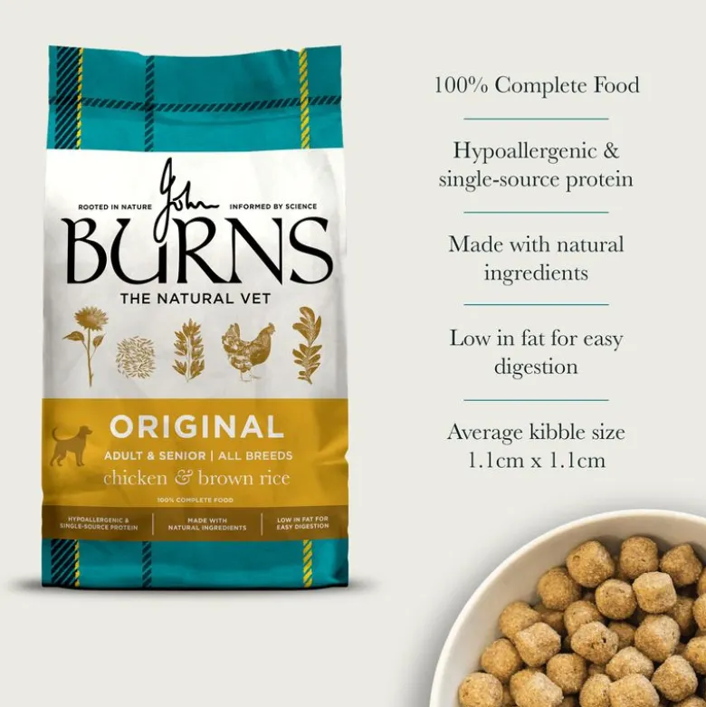 Burns Adult & Senior Original kylling & brune ris