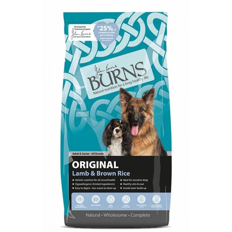 Burns Adult & Senior Original Lam & brune ris