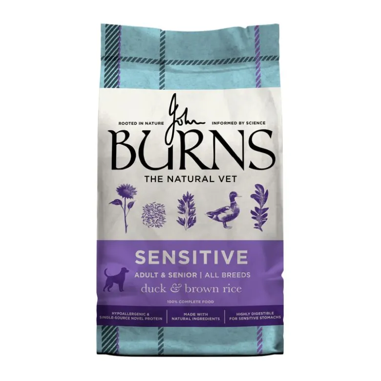 Burns Adult & Senior Sensitive And & brune ris
