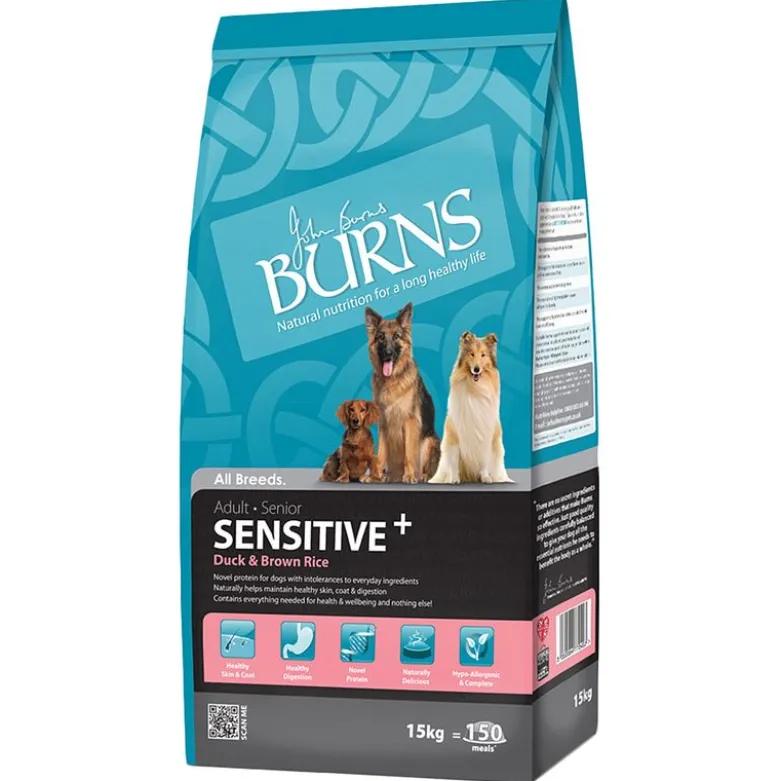 Burns Adult & Senior Sensitive And & brune ris