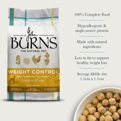 Burns Weight Control Adult/Senior Kylling & Havre