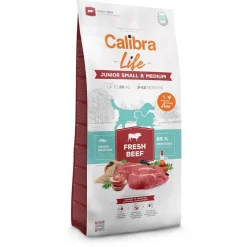 Calibra Life Junior Small & Medium Breed med frisk oksekød