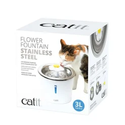 Catit Flower Fountain rustfrit stål