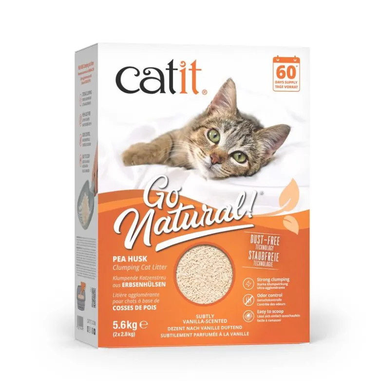 Catit Go Natural kattegrus med vaniljeduft