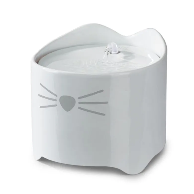 Catit Pixi keramisk drikkefontæne, hvid