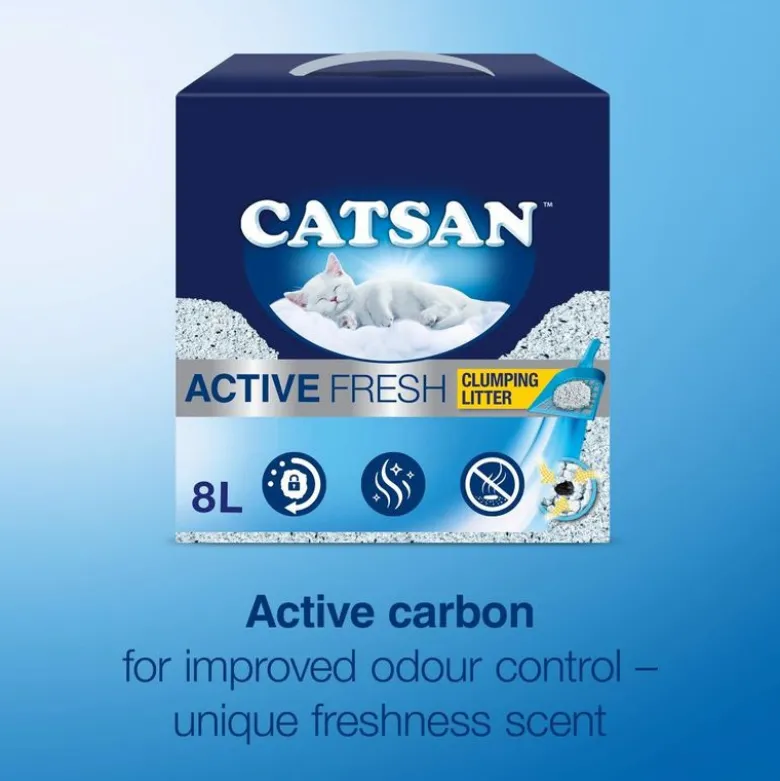 Catsan Active Fresh klumpende kattegrus