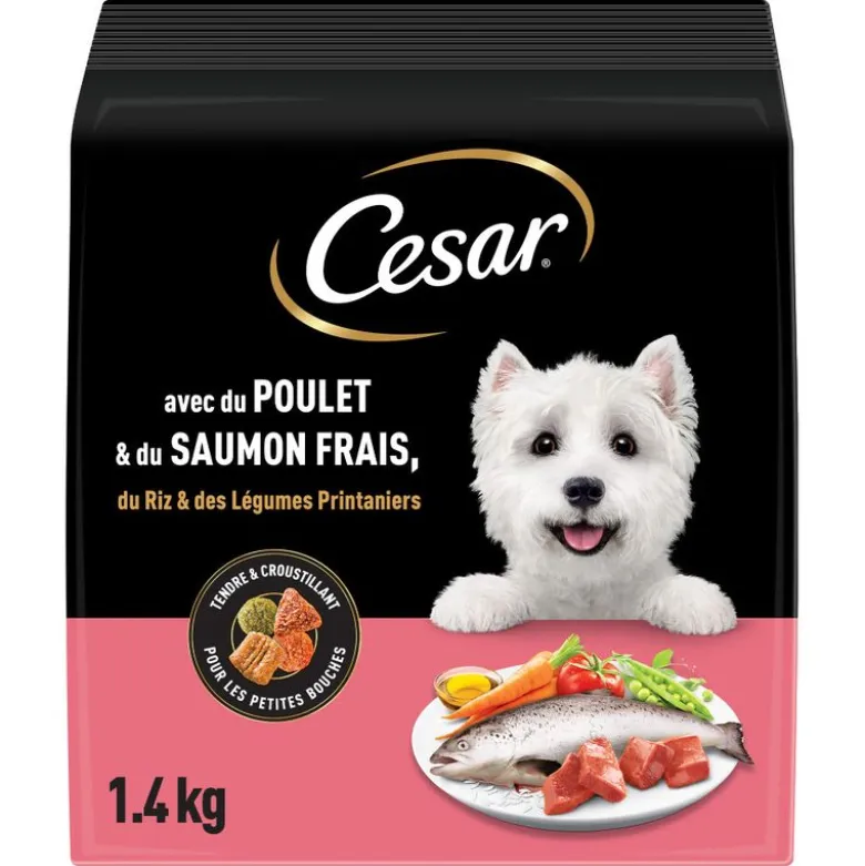 Cesar Adult med kylling, laks og grøntsager