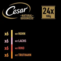 Cesar Natural Goodness kornfri med superfoods 24 x 100 g