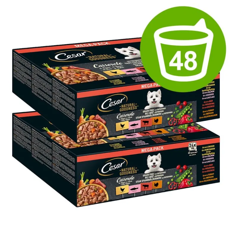 Cesar Natural Goodness kornfri med superfoods 48 x 100 g