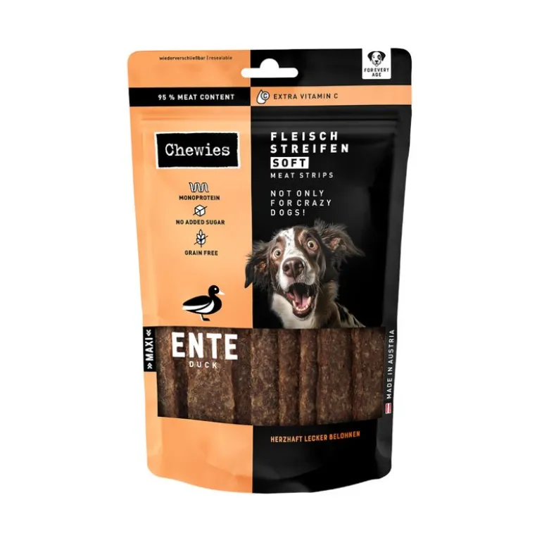Chewies kødstrimler Soft 150 g