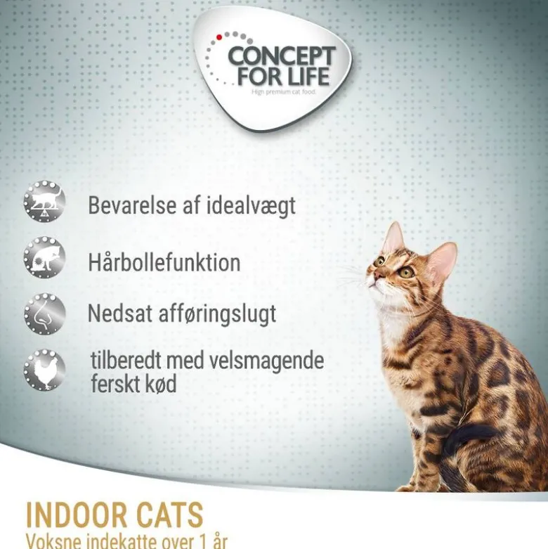 Concept for Life Indoor Cats - Forbedret opskrift!