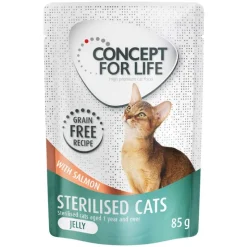 Concept for Life Sterilised Cats Laks i gelé - Kornfri