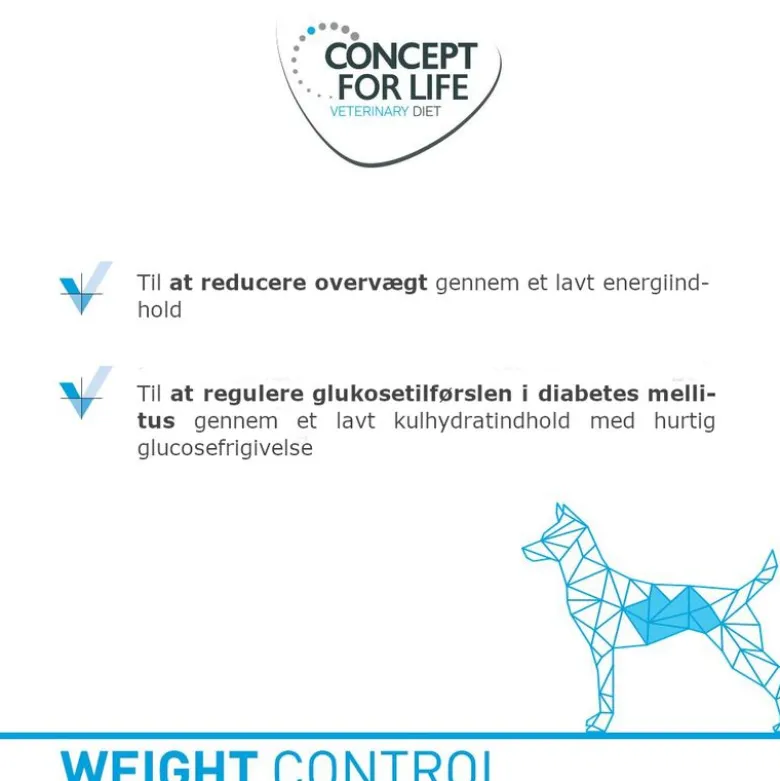Concept for Life Veterinary Diet Weight Control