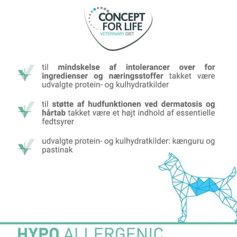Concept for Life Veterinary Diet Hypoallergenic kænguru