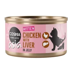 Cosma Asia Kitten i gelé 6 x 85 g