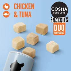 Cosma snackies - DUO 2 i 1 - frysetørrede kattesnacks