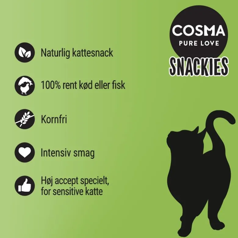 Cosma Snackies Maxi Tube - frysetørrede kattesnacks