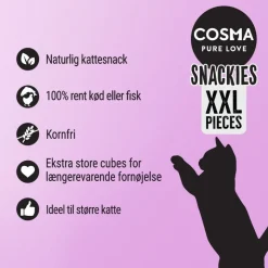 Cosma Snackies XXL - naturlige kattesnacks