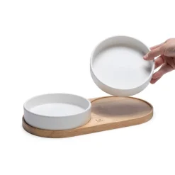 Designed by Lotte keramisk spisestel Lojs til katte