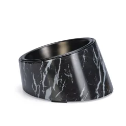 Designed by Lotte melamin katteskål Vita, sort