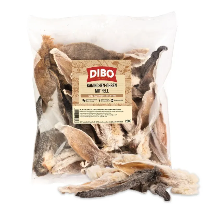 DIBO kaninører med pels