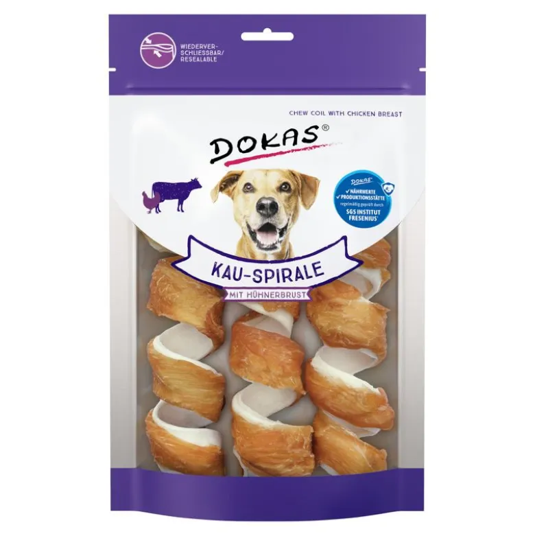 Dokas tyggespiral med kyllingebryst