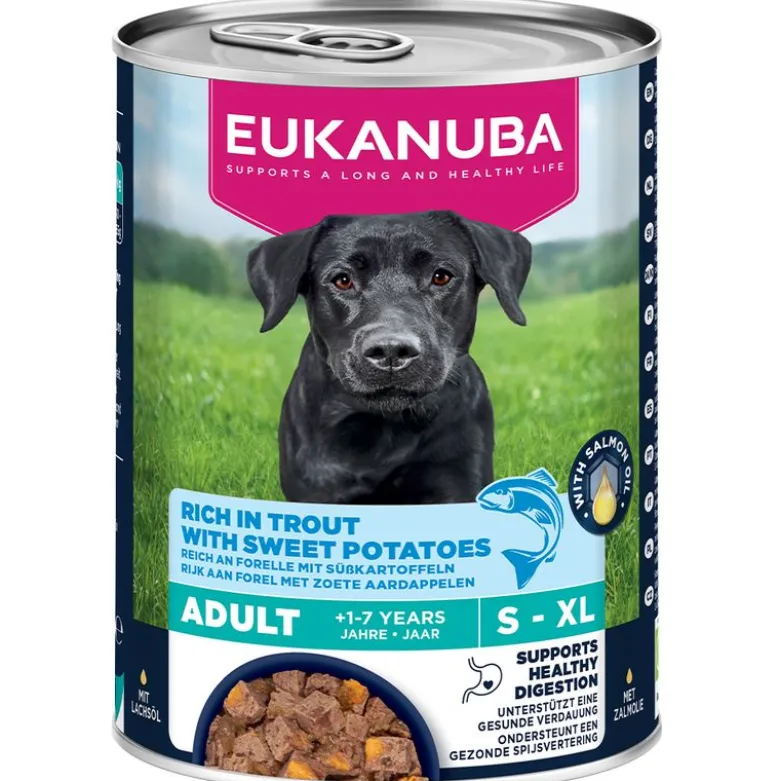 Eukanuba Adult Rig på ørred med søde kartofler