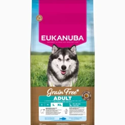Eukanuba Grain Free Adult Large & Giant Breed Havfisk
